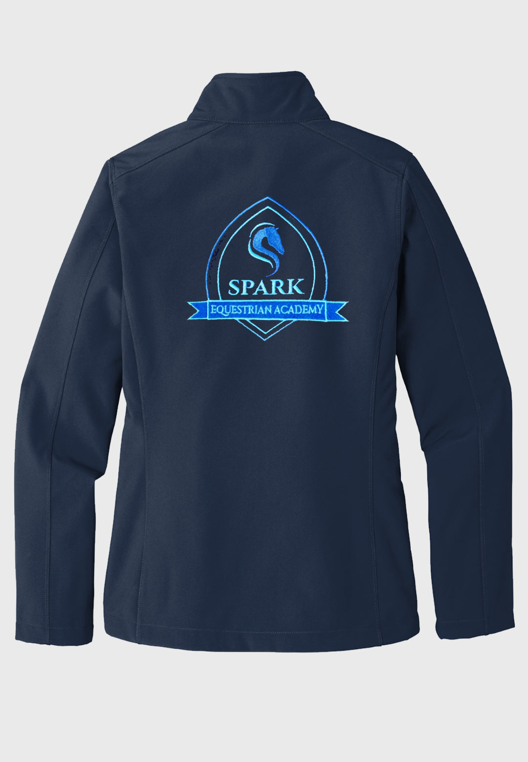 Spark Equestrian Academy Port Authority® Core Navy Soft Shell Jacket - Men's/Ladies/Youth