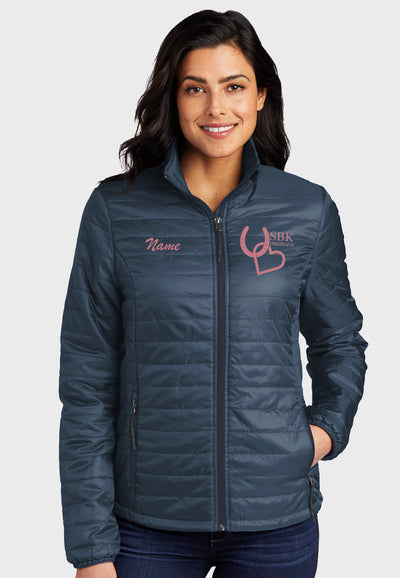 SBK Dressage Port Authority® Ladies Packable Down Jacket, 2 Color Options