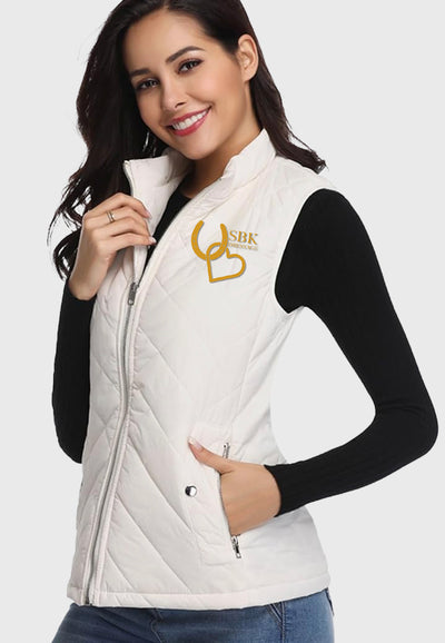 SBK Dressage Fuinloth Women's Quilted Vest, 3 Color Options