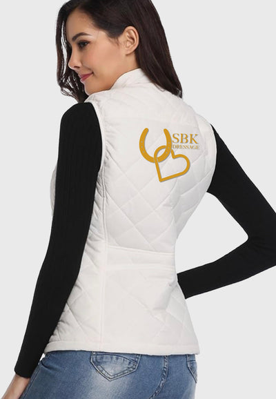 SBK Dressage Fuinloth Women's Quilted Vest, 3 Color Options