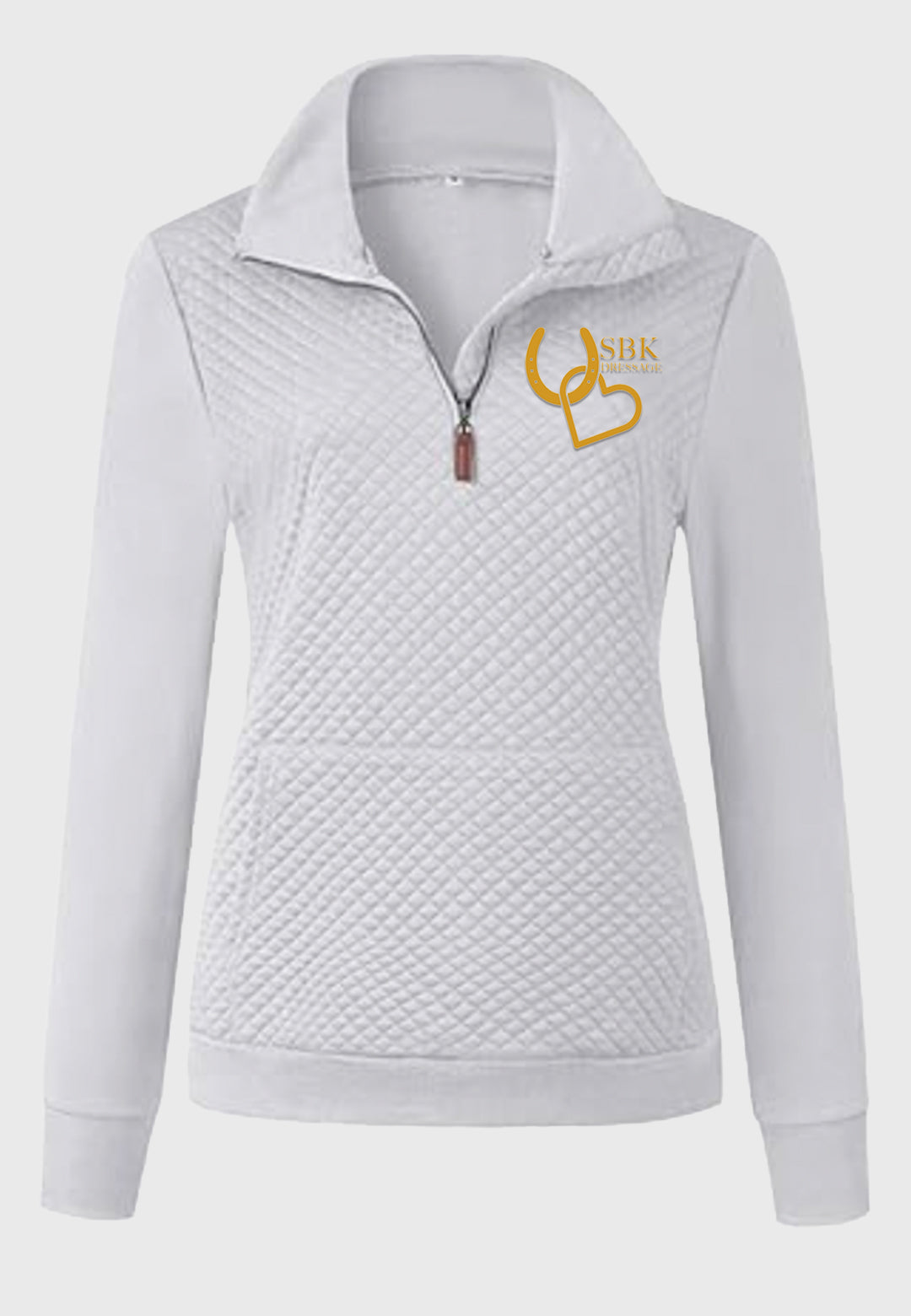 SBK Dressage BTFBM Ladies Quilted 1/4 Zip Sweatshirt, 3 Color Options