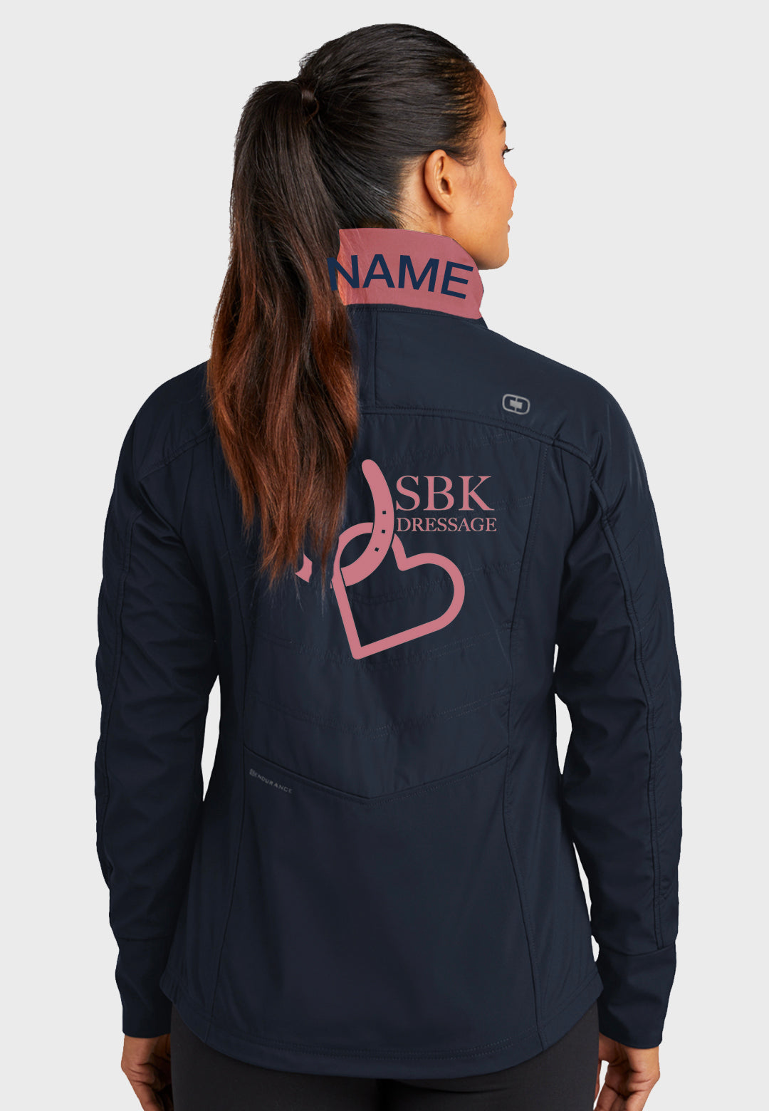 SBK Dressage OGIO® Ladies Brink Soft Shell - Navy