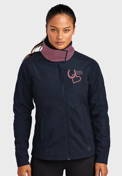 SBK Dressage OGIO® Ladies Brink Soft Shell - Navy