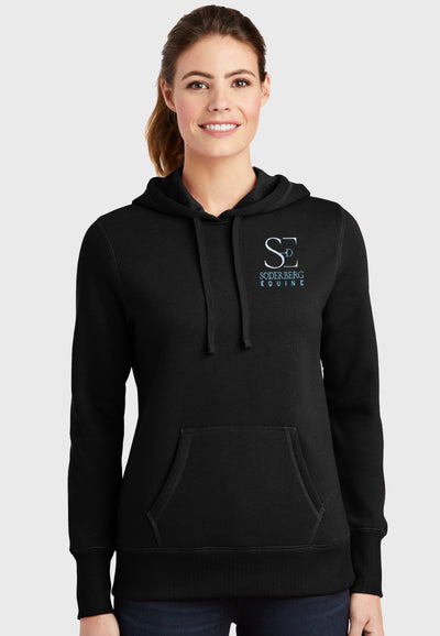 Soderberg Equine Sport-Tek®  Black Hooded Sweatshirt - Adult + Youth Sizes