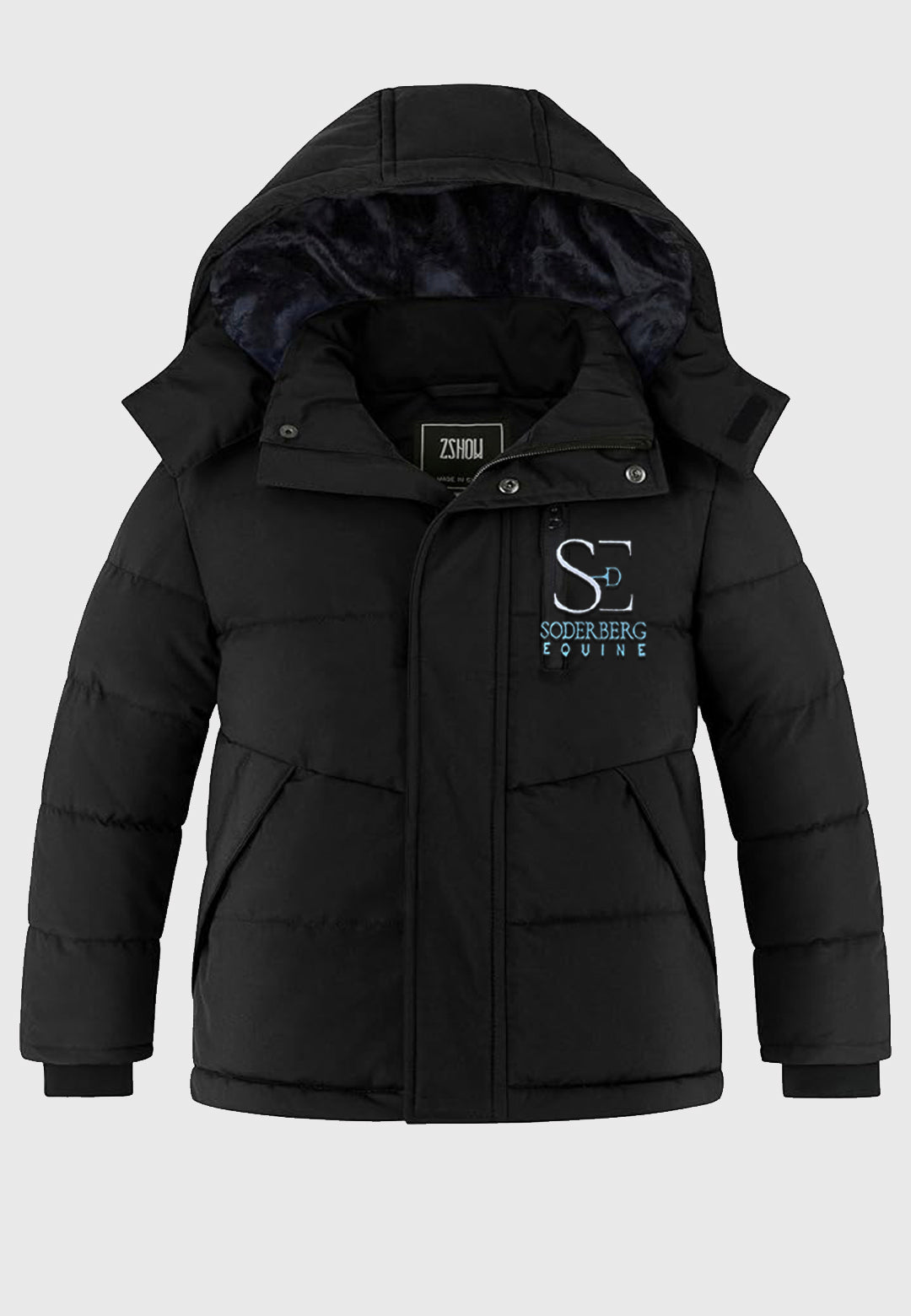 Soderberg Equine ZSHOW Youth Warm Hooded Puffer Jacket