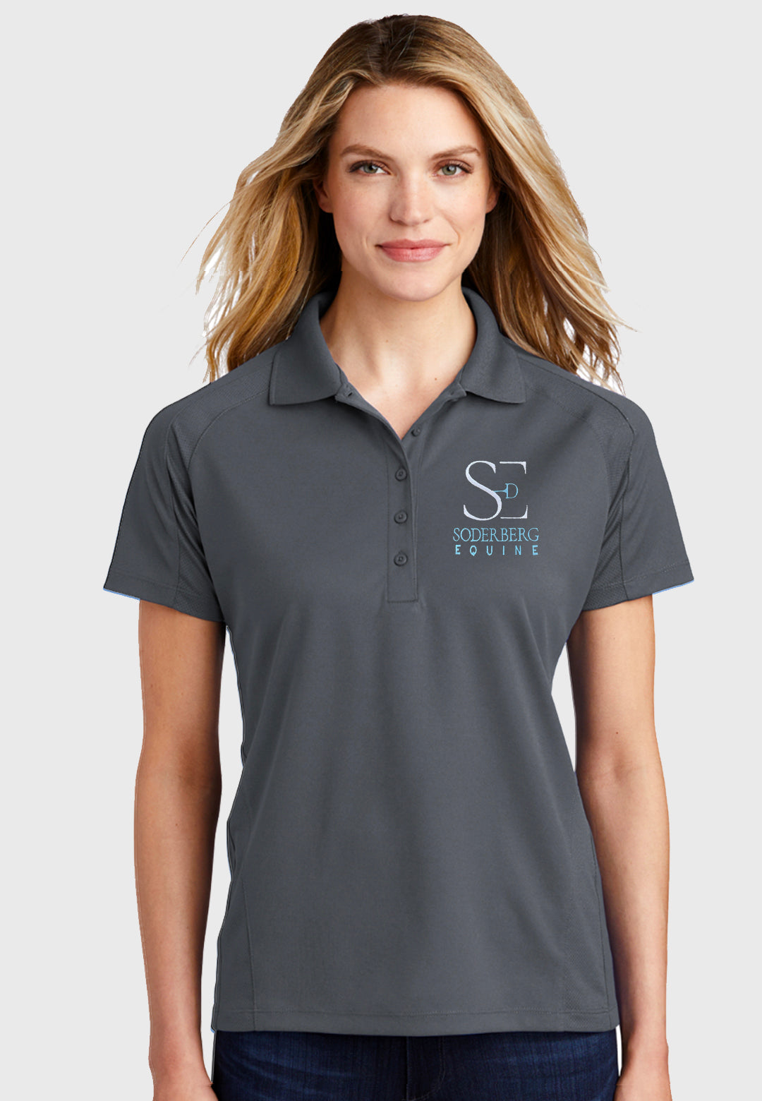 Soderberg Equine Sport-Tek® Ladies Dri-Mesh® Pro Polo - 3 Color Options