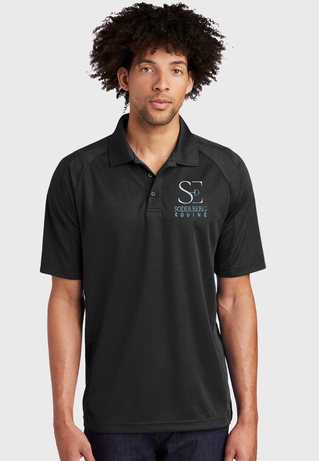 Soderberg Equine Sport-Tek® Mens Dri-Mesh® Pro Polo - 3 Color Options