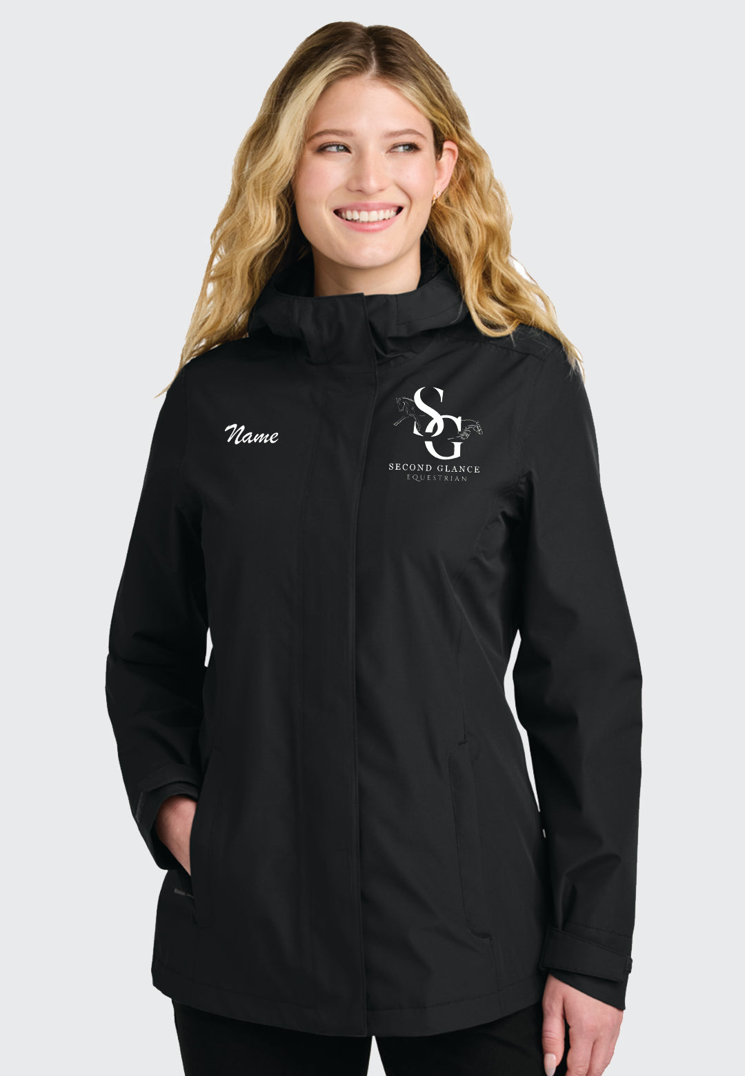 Second Glance Equestrian Port Authority® Ladies C-FREE® Rain Jacket, Ladies + Mens Sizes