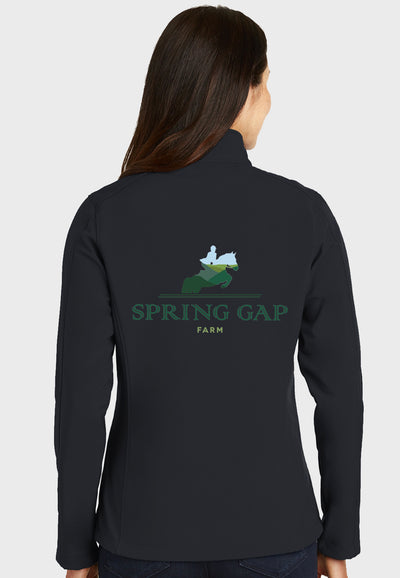 Spring Gap Farm Port Authority® Core Black Soft Shell Jacket - Ladies/Youth Sizes