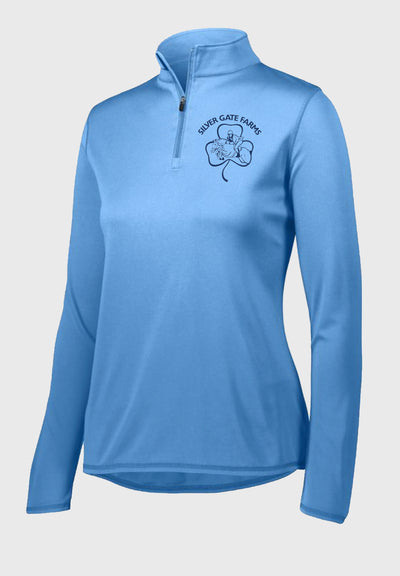 Silver Gate Farms Augusta Sportswear Ladies ATTAIN WICKING 1/4 ZIP PULLOVER, 2 Color Options