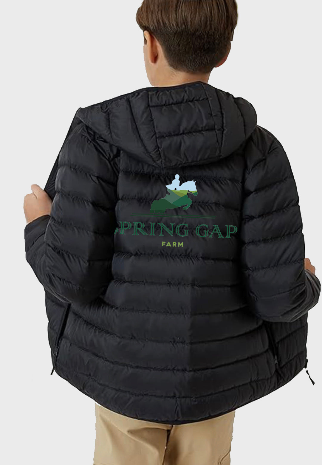 Spring Gap Farm Eddie Bauer Youth Insulated Quilted Bubble Puffer