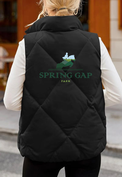 Spring Gap Farm Quilted Cropped Puffer Vest