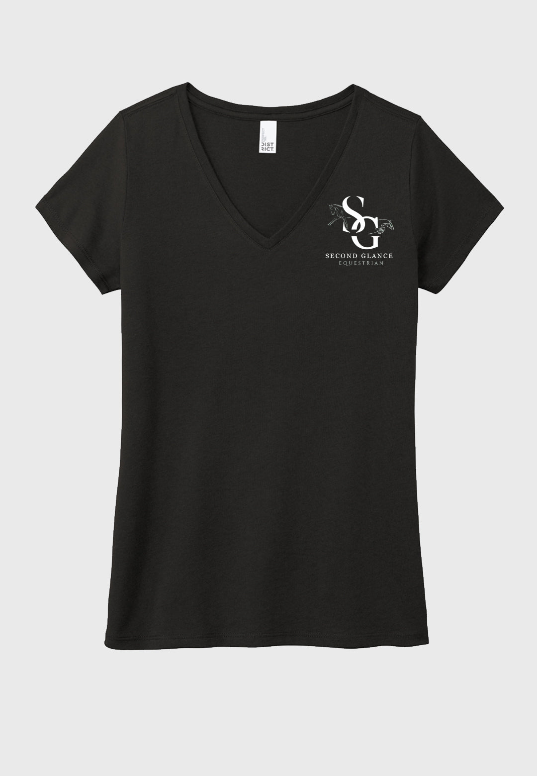 Second Glance Equestrian District ® Women’s Perfect Tri ® V-Neck Tee - 2 Color Options