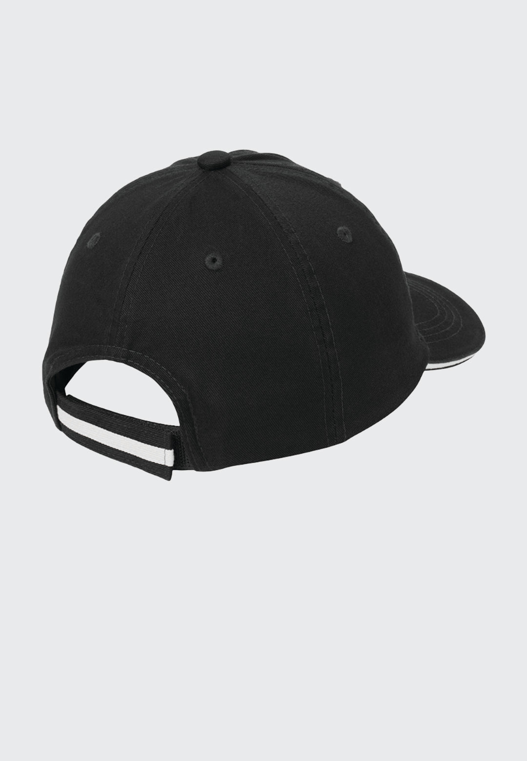 Second Glance Equestrian Port Authority® Sandwich Bill Cap with Striped Closure