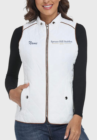 Spruce Hill Stables Ladies Miss Molly Quilted Vest, 2 Color Options