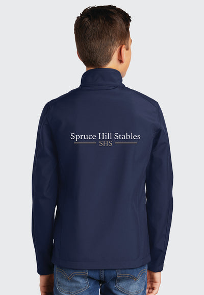 Spruce Hill Stables Port Authority® Youth Core Soft Shell Jacket