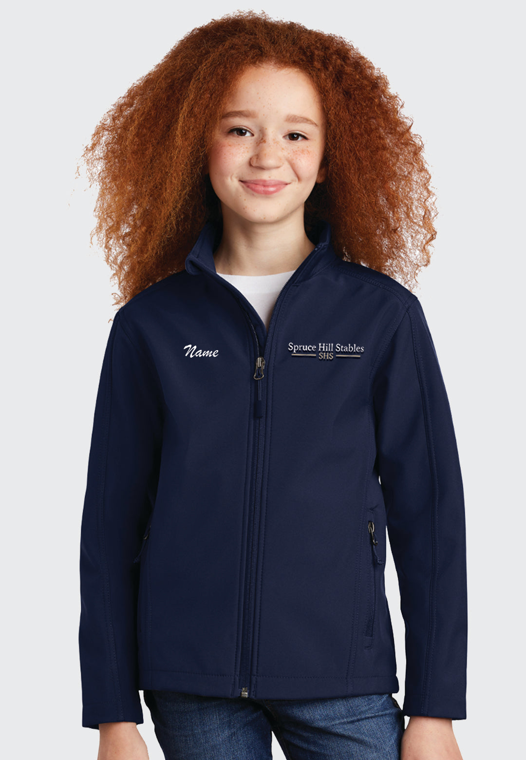 Spruce Hill Stables Port Authority® Youth Core Soft Shell Jacket