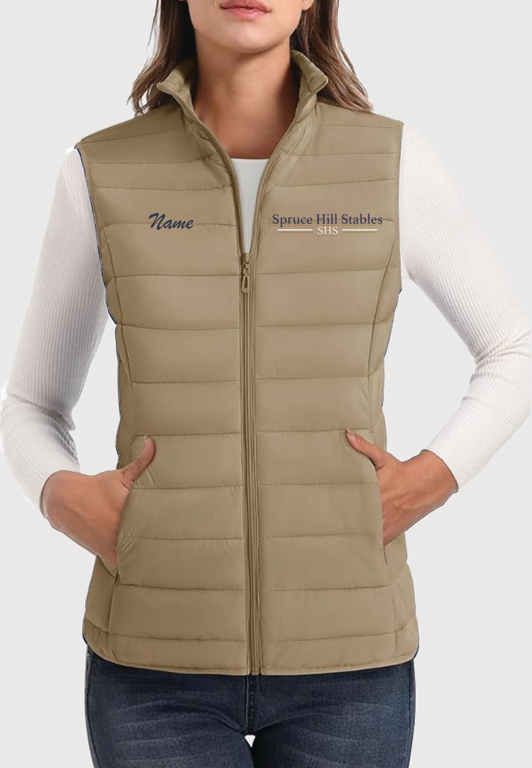 Spruce Hill Stables MAGCOMSEN Lightweight Women's Puffer Vest, 2 color options