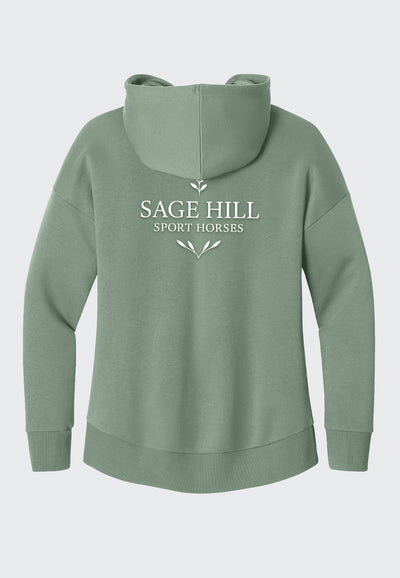 Sage Hill Sport Horses District® Women’s Perfect Weight® Fleece Drop Shoulder Full-Zip Hoodie
