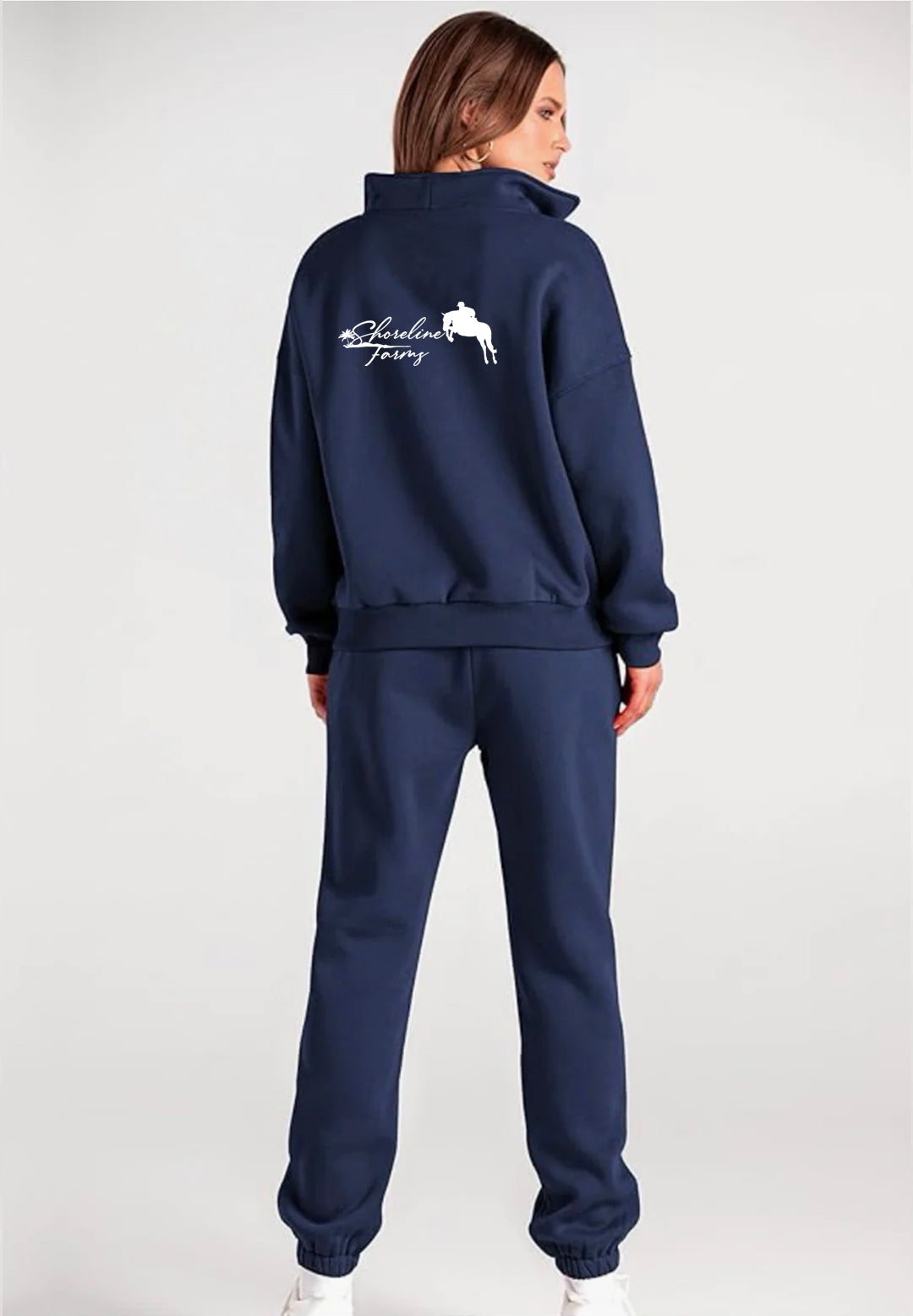 Shoreline Farms 2-PIECE LOUNGE HOODIE OVERSIZED SWEATSUIT SET