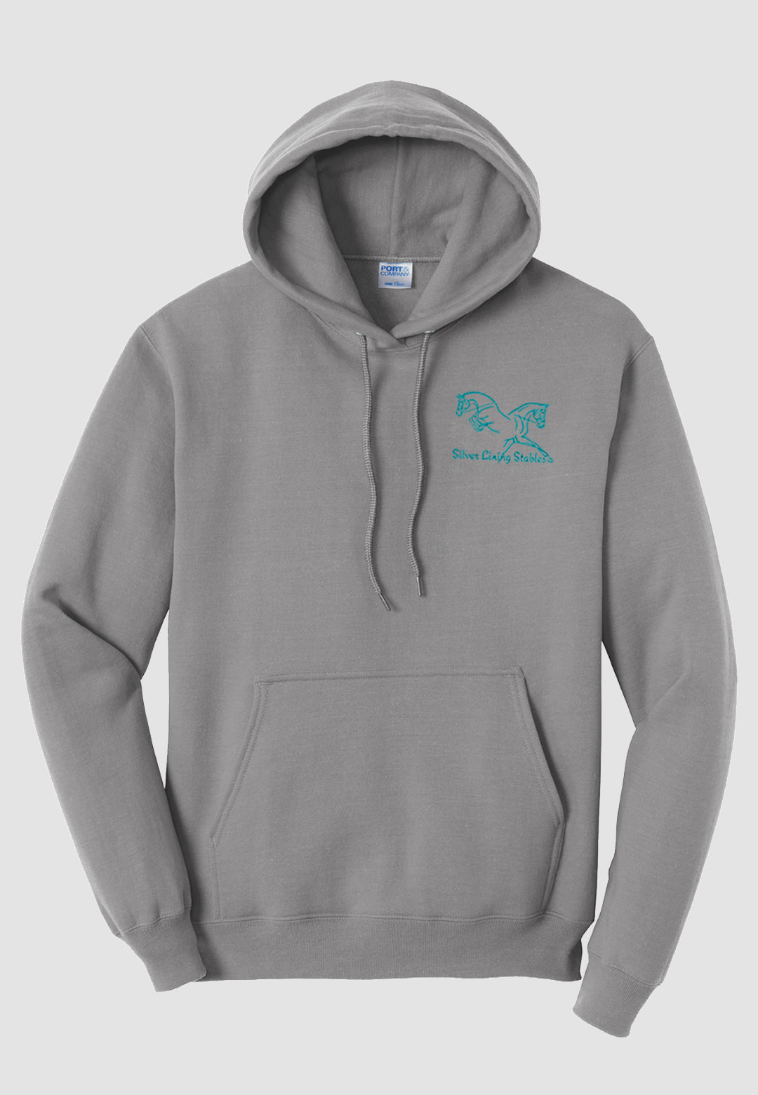 Silver Lining Stables Port & Company® Core Fleece Adult Pullover Hooded Sweatshirt - 2 Color Options