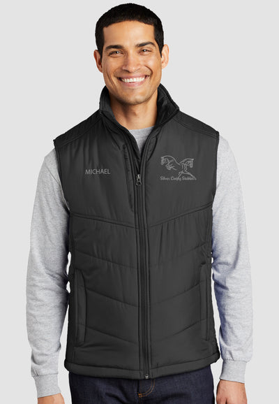 Silver Lining Stables Port Authority® Puffy Vest - Ladies + Mens Styles, 2 Color Options