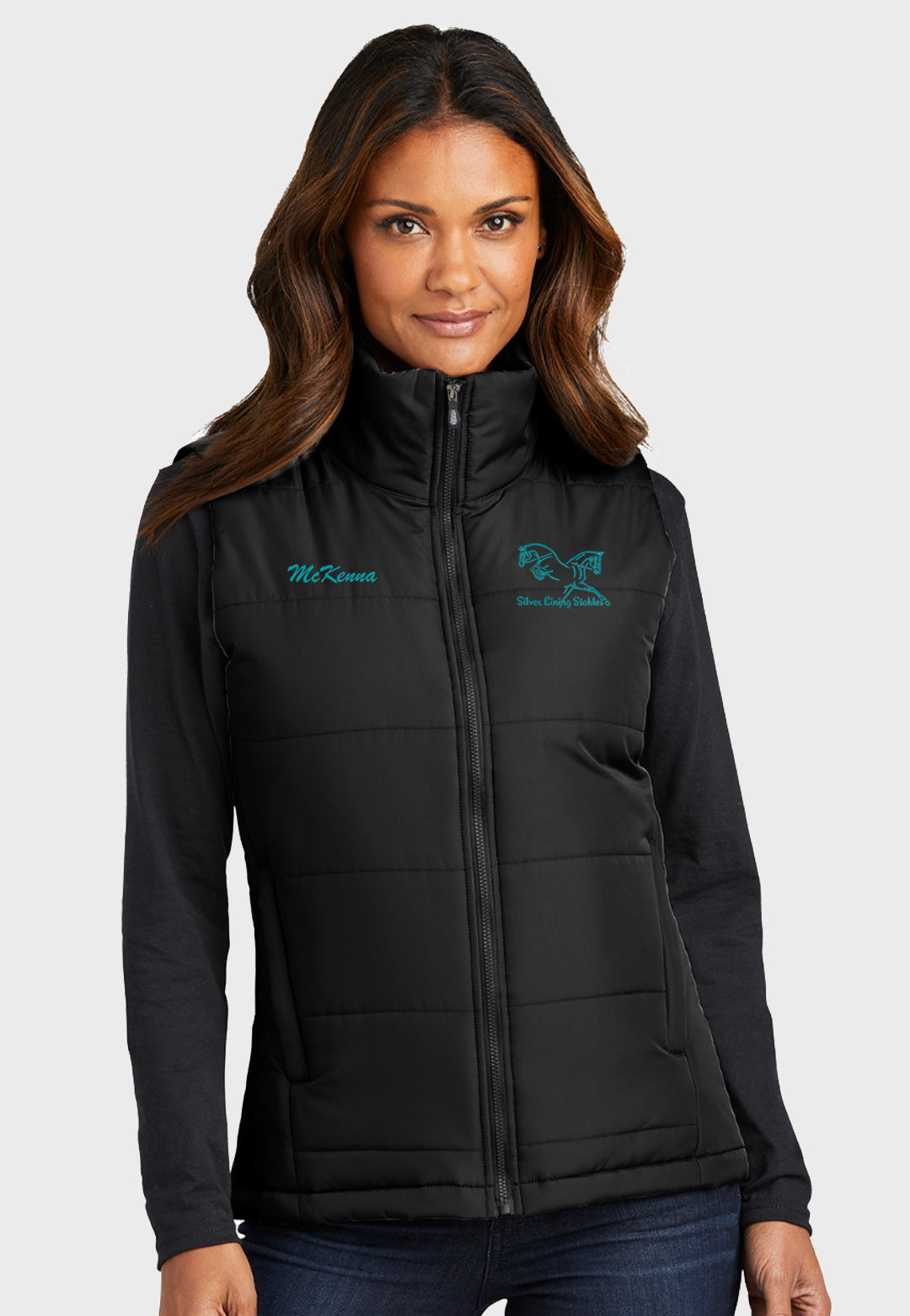 Silver Lining Stables Port Authority® Ladies Puffer Vest - 2 Color Options