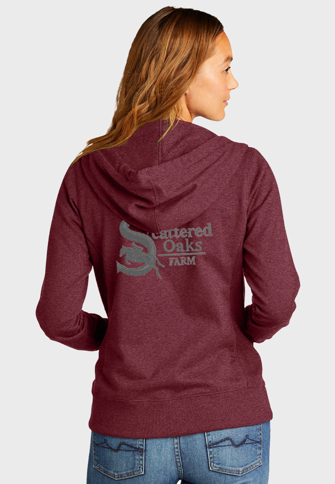 Scattered Oaks Farm District® Women's Re-Fleece™ Full-Zip Hoodie, 2 Color Options