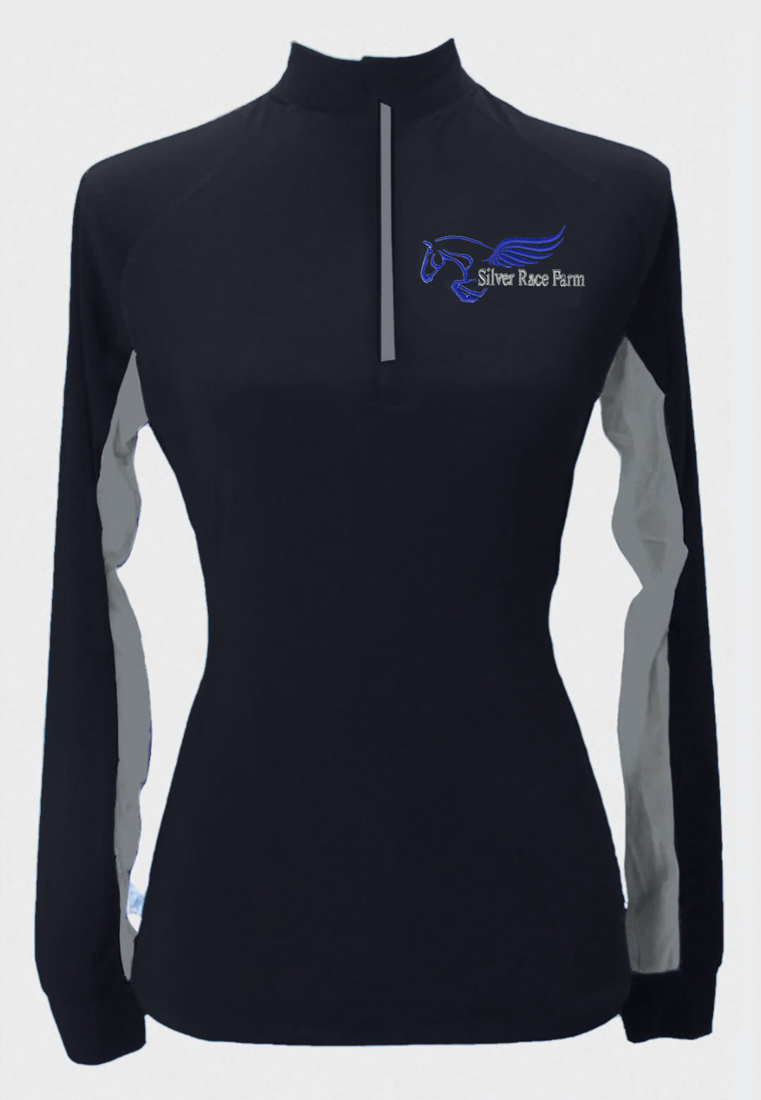 Silver Race Farm IAH Custom LS Sun Shirt, Adult Sizes + Youth Sizes