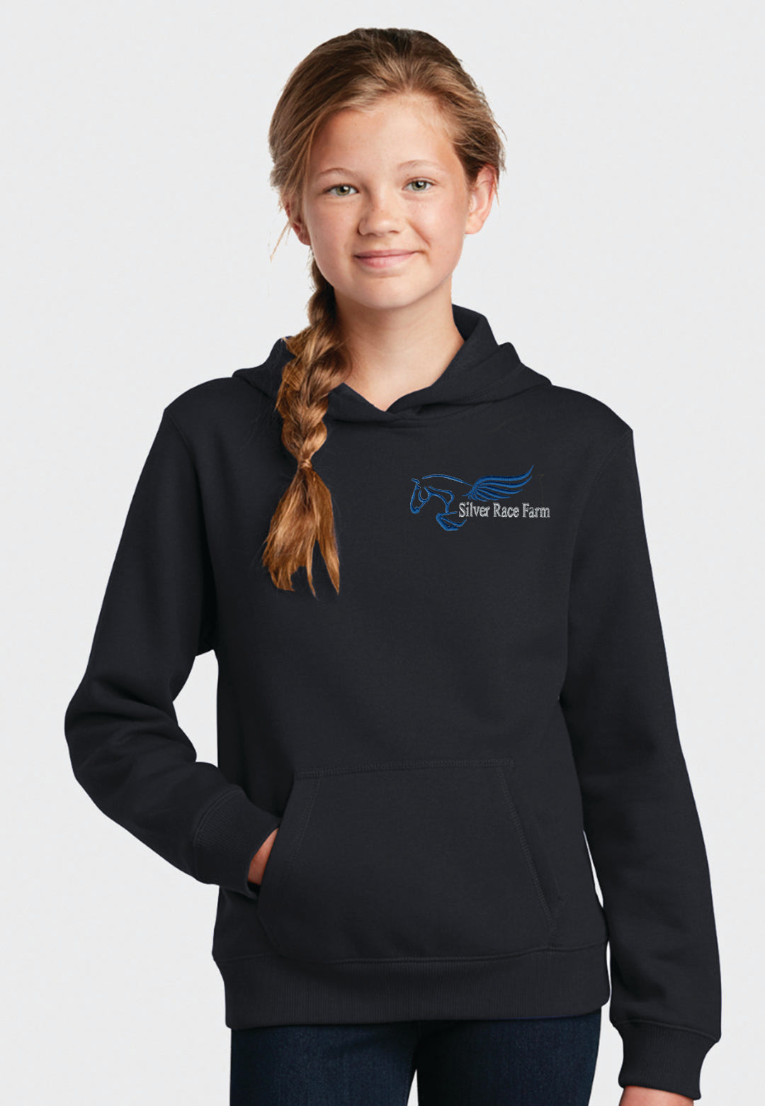 Silver Race Farm Sport-Tek® Hooded Sweatshirt - Ladies/Mens/Youth Sizes