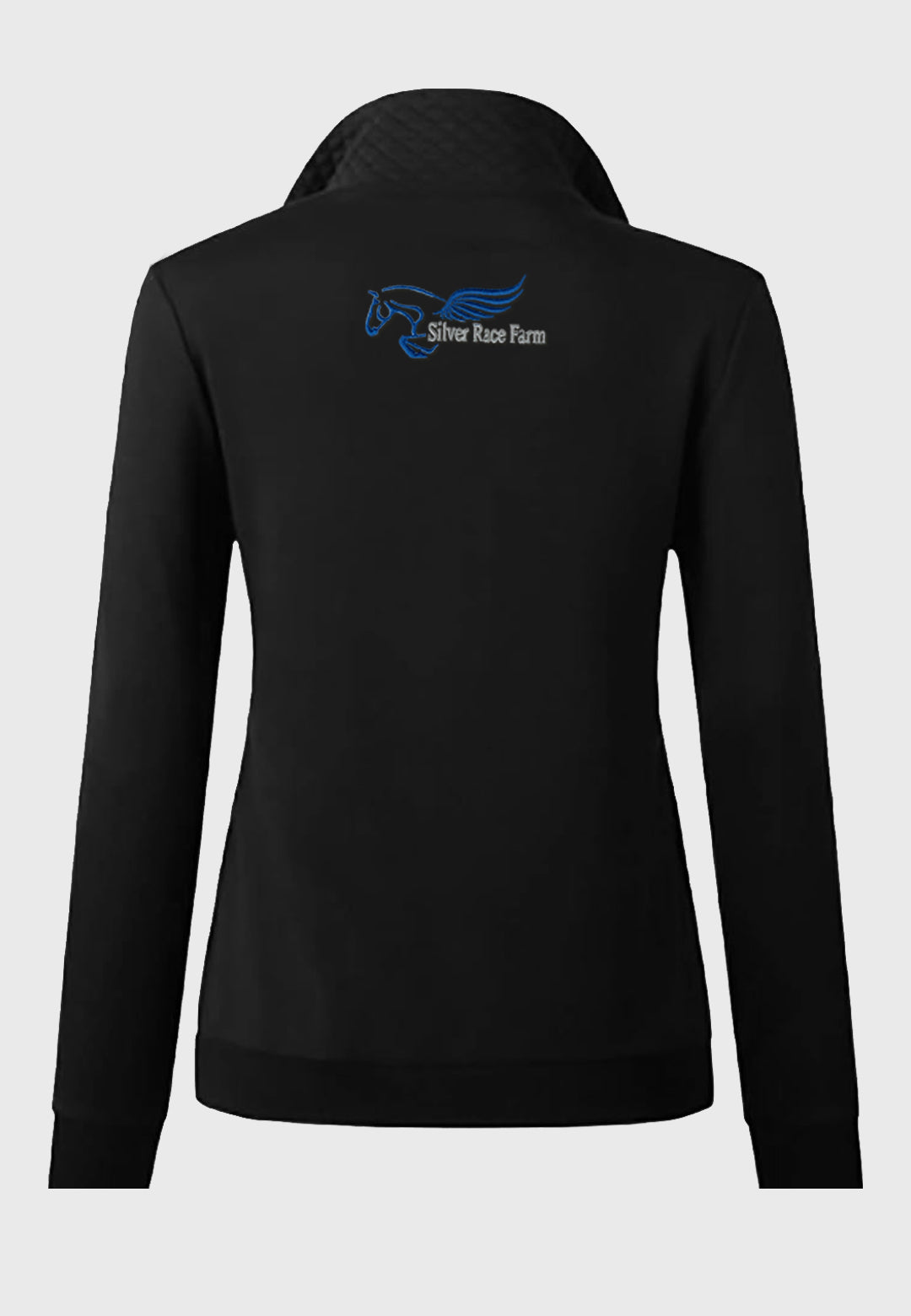 Silver Race Farm BTFBM Ladies Quilted 1/4 Zip Sweatshirt