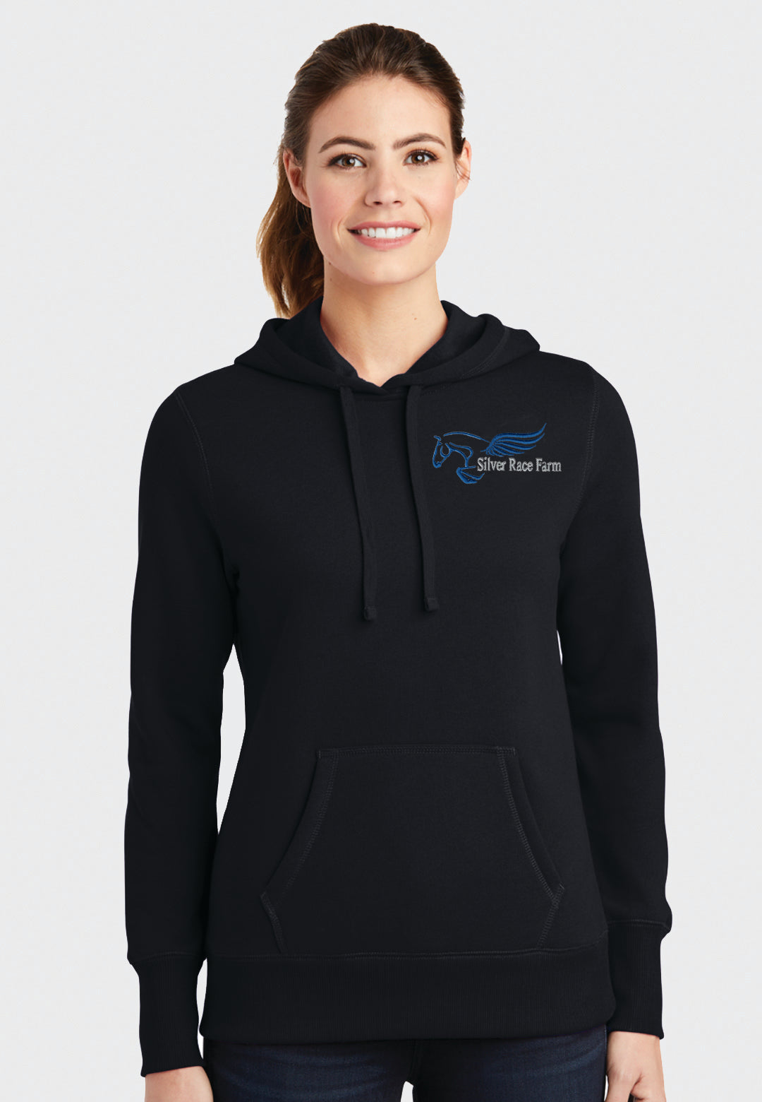 Silver Race Farm Sport-Tek® Hooded Sweatshirt - Ladies/Mens/Youth Sizes