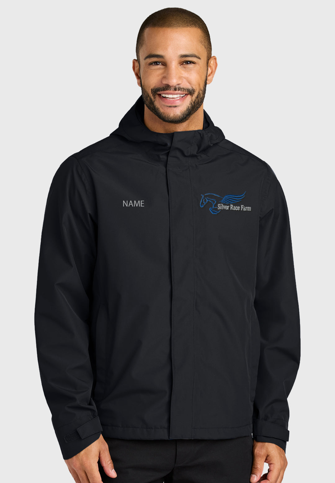 Silver Race Farm Port Authority® Ladies C-FREE® Rain Jacket, Ladies + Mens Sizes