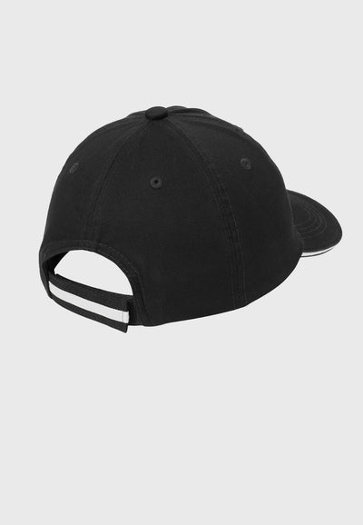 Silver Race Farm Port Authority® Sandwich Bill Cap with Striped Closure