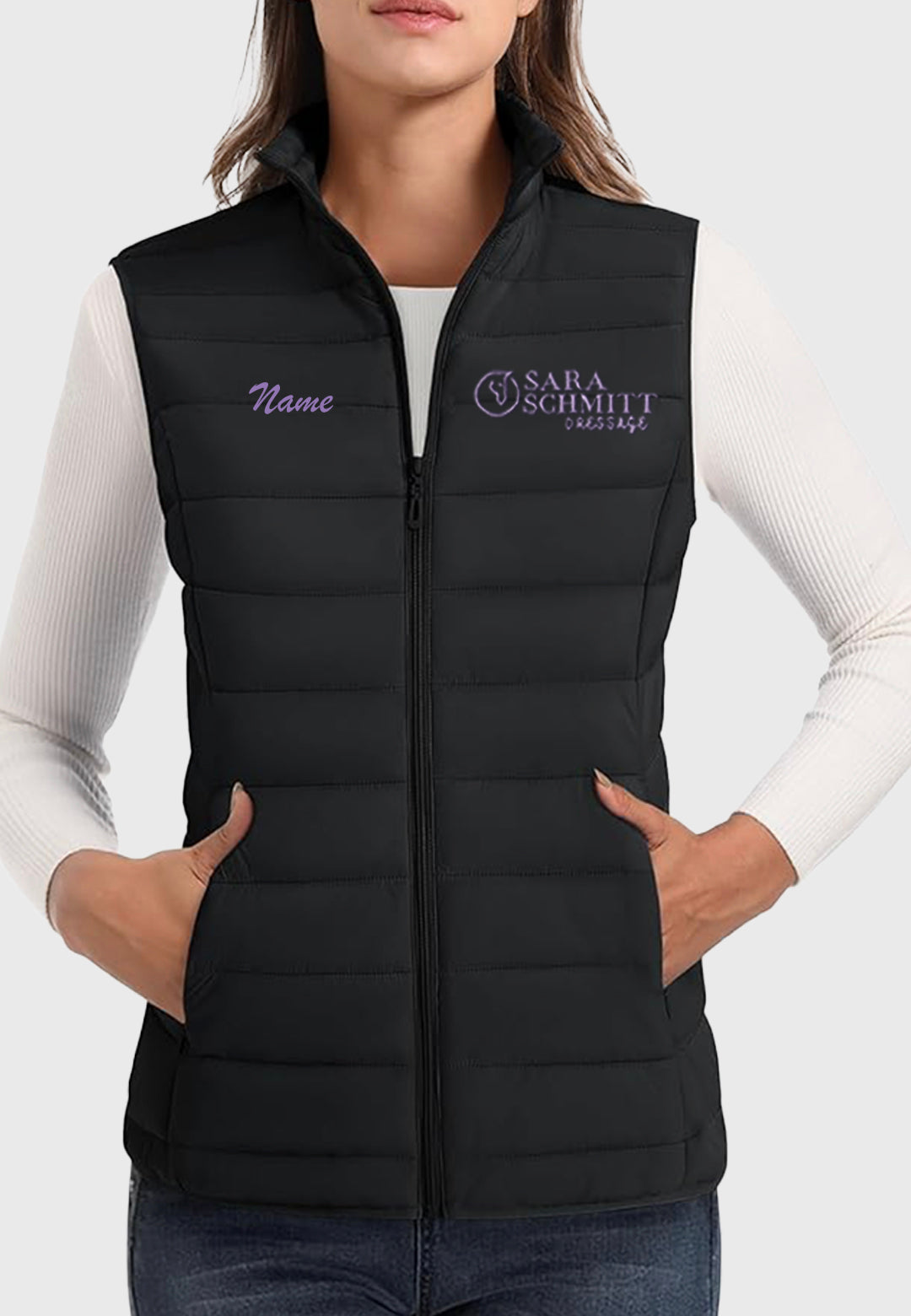 Sara Schmitt Dressage MAGCOMSEN Lightweight Women's Puffer Vest, 2 Color Options