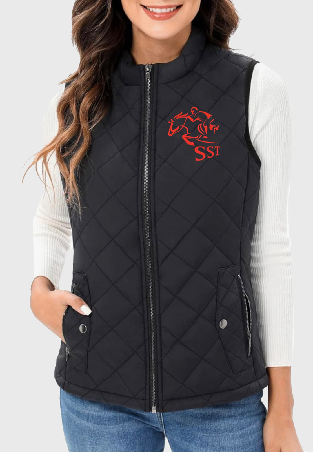 SST Ladies Miss Molly Quilted Vest, 2 Color Options