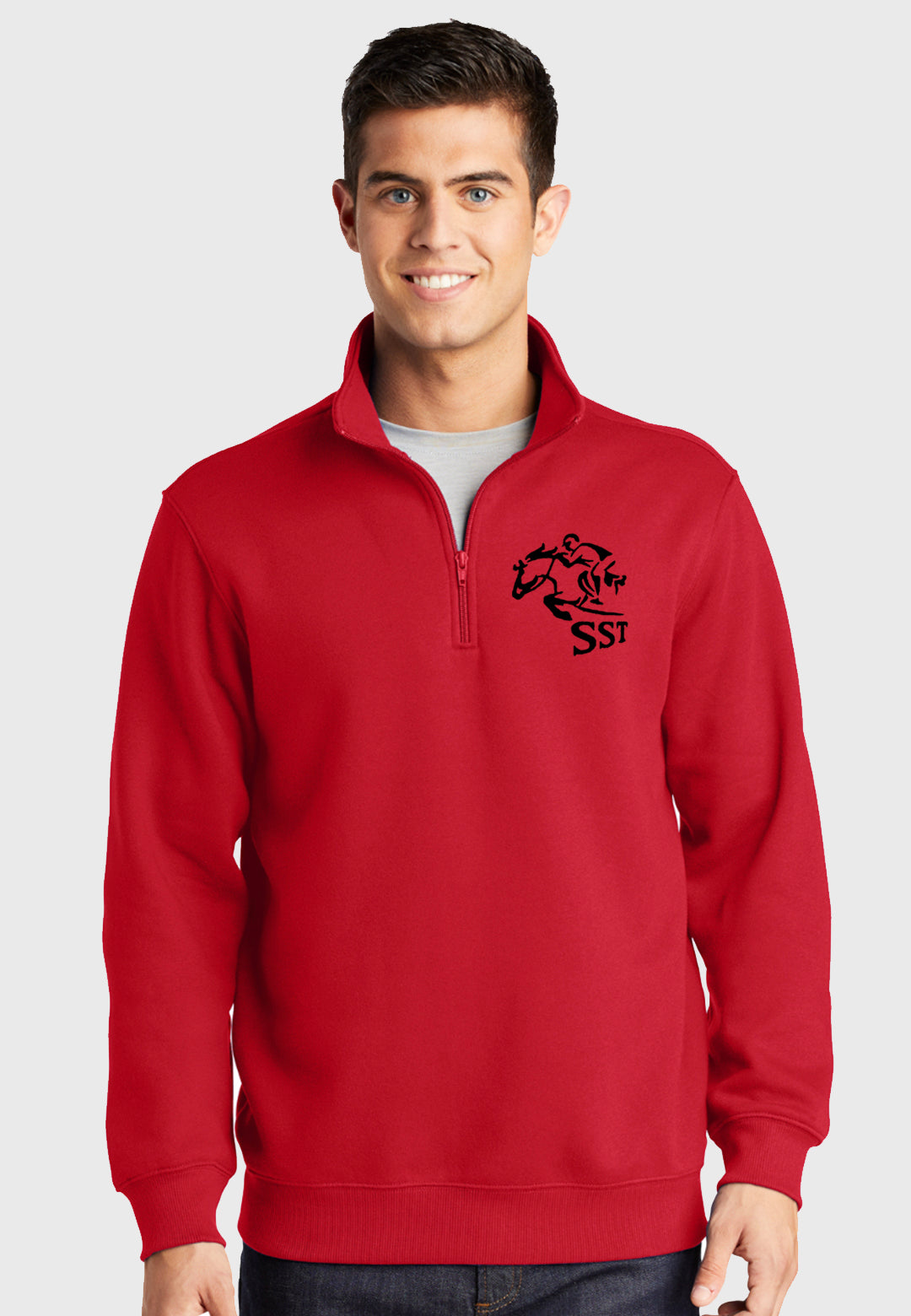 SST Sport-Tek® 1/4-Zip Sweatshirt - Mens Sizes, 2 Color Options