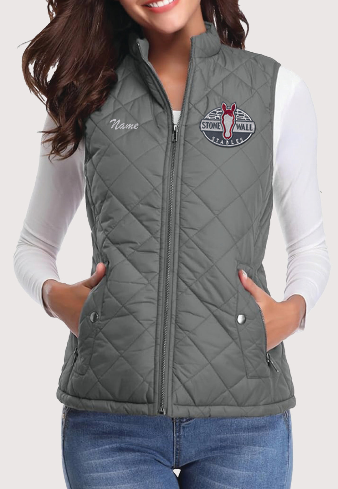 Stone Wall Stables Fuinloth Women's Quilted Vest, 2 Color Options