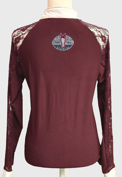 Stone Wall Stables Lace Show Shirt - Ladies + Youth Sizes