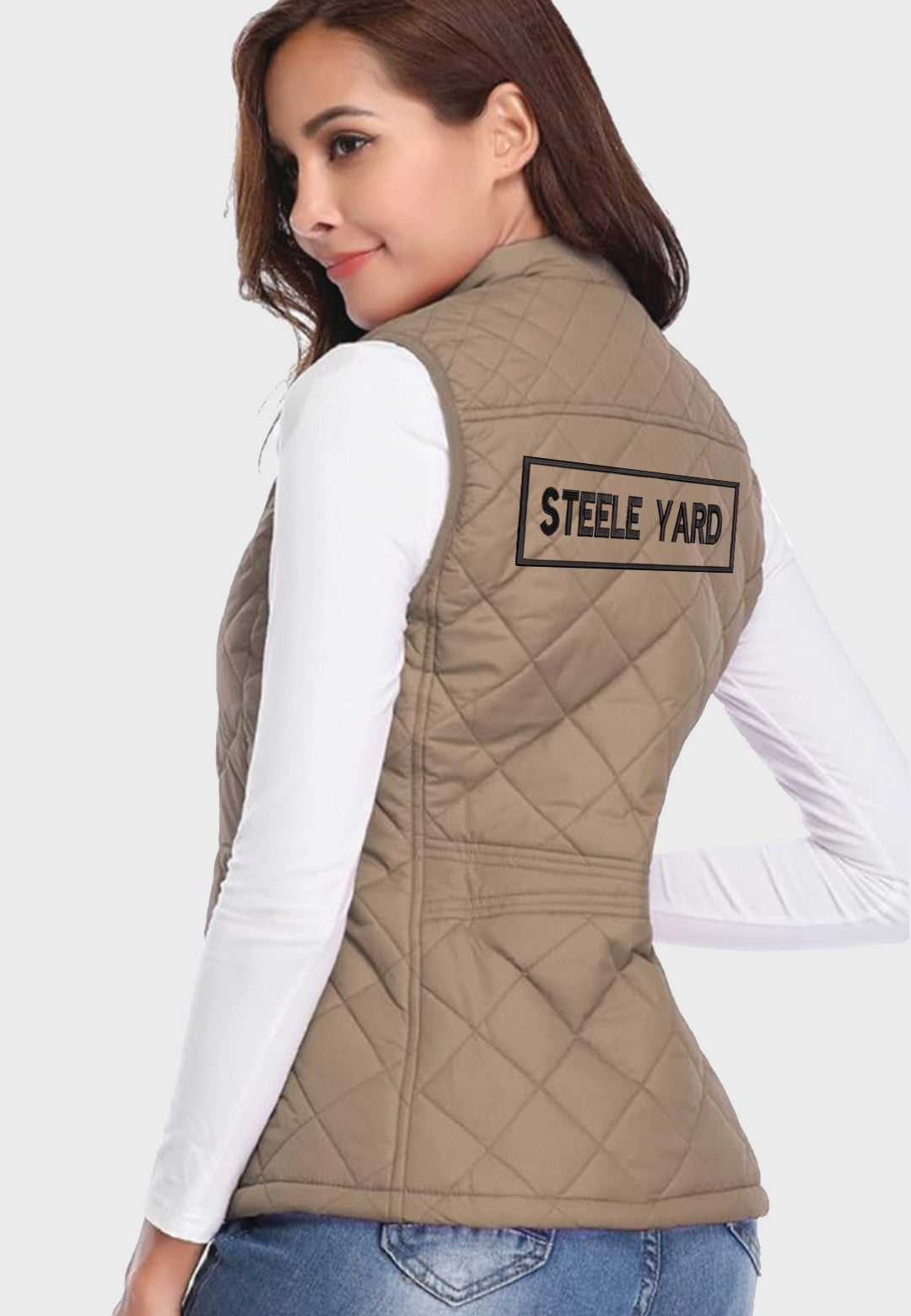 Steele Yard Fuinloth Women's Quilted Vest, 2 Color Options