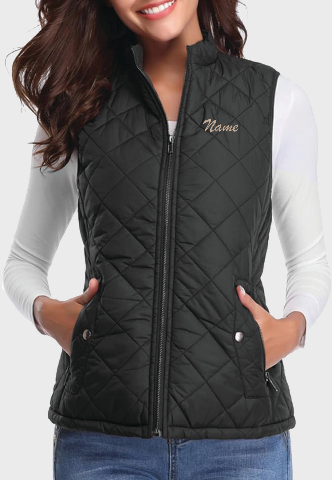 Steele Yard Fuinloth Women's Quilted Vest, 2 Color Options