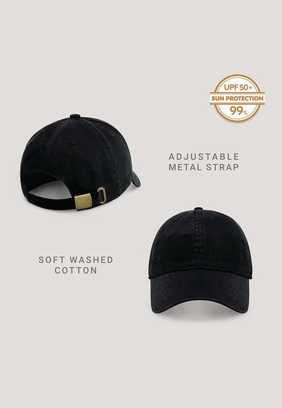 KP Equestrian CHOK.LIDS Unisex Cotton Baseball Cap, 2 Color Options
