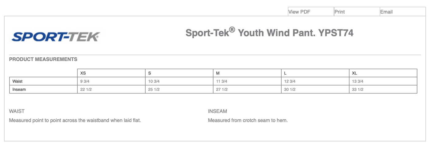 Fylicia Barr Eventing Sport-Tek® Pull-On Wind Pant  - Adult + Youth Sizes