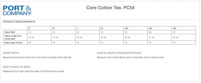 Epona Port & Company® Ladies Core Cotton V-Neck Tee + cotton Unisex Tee