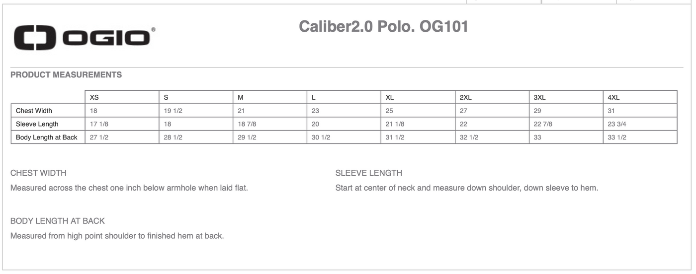 Mighty Equine OGIO® Mens Caliber 2.0 Polo