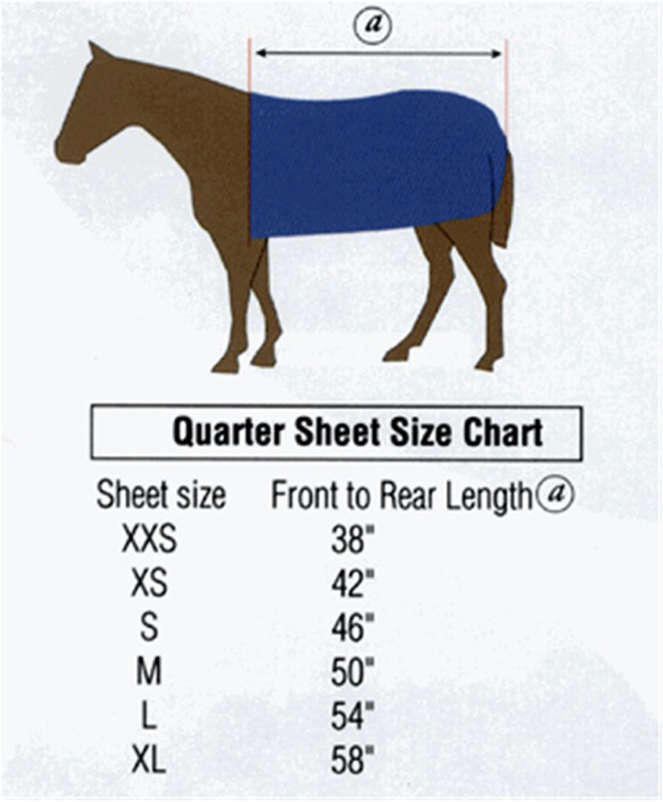 Burk Equestrian Jacks Coolerfleece Quarter Sheet