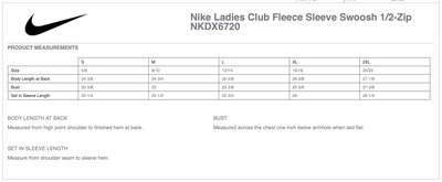 Dauterive Equestrian Nike Club Fleece Sleeve Swoosh 1/2-Zip, Ladies + Mens Sizes
