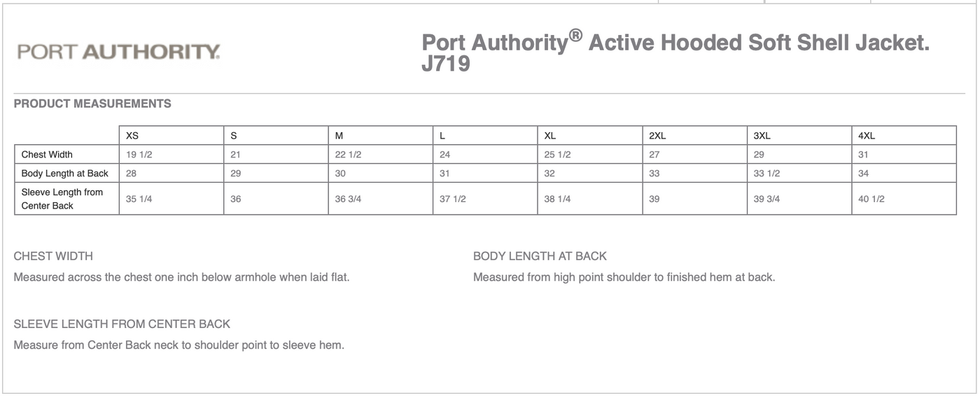 Rio Grande Region USPC Port Authority® Active Hooded Soft Shell Jacket - Adult Unisex Sizes