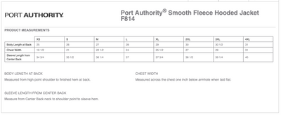 Spruce Hill Stables Port Authority® Navy Smooth Fleece Hooded Jacket, Ladies + Mens Styles