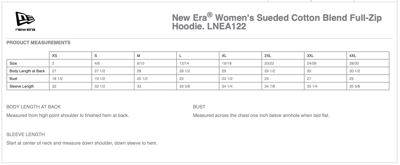 Concord Equestrian Center New Era® Women's Sueded Cotton Blend Full-Zip Hoodie